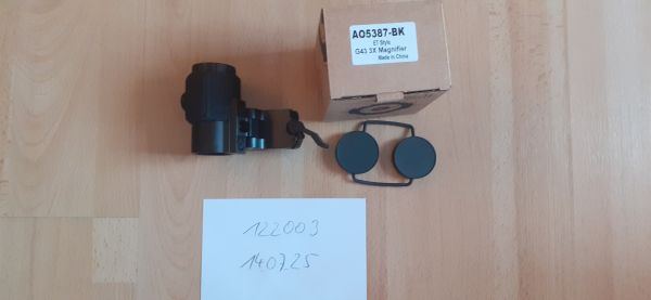 Aim-O G43 Style 3x Magnifier Aluminium schwarz AO 5387-BK