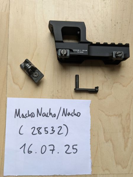 C&C Tac RB1 High Rise Mount und Guarder MEU Stahl Schlittenfang