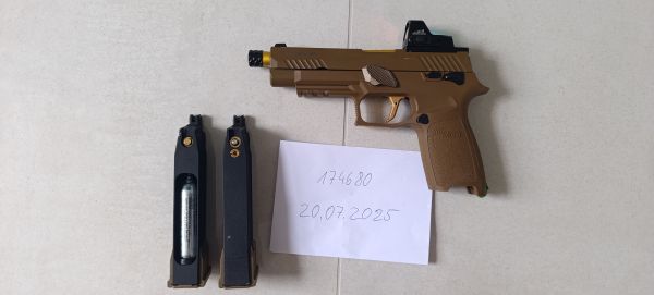 SigSauer P320 M17 Tan GBB