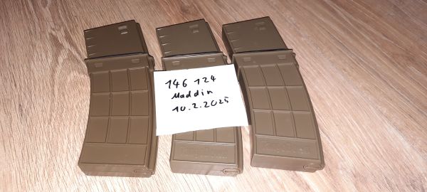 3x M4 Magazine Tango Down (130 BB) - tan 