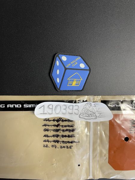 HPD x LRC House Party Dis. x Low Rollers Club Patch Cube