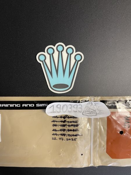 FT FearTomorrow „Crown“ Slap Sticker Rolex Tiffany