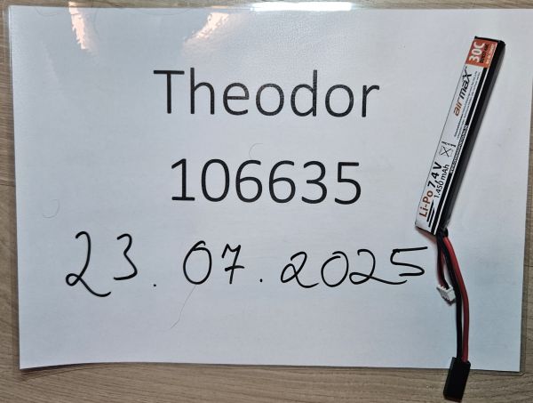 airmaX LiPo 7,4V 1450mAh Single (Mini Tamiya)