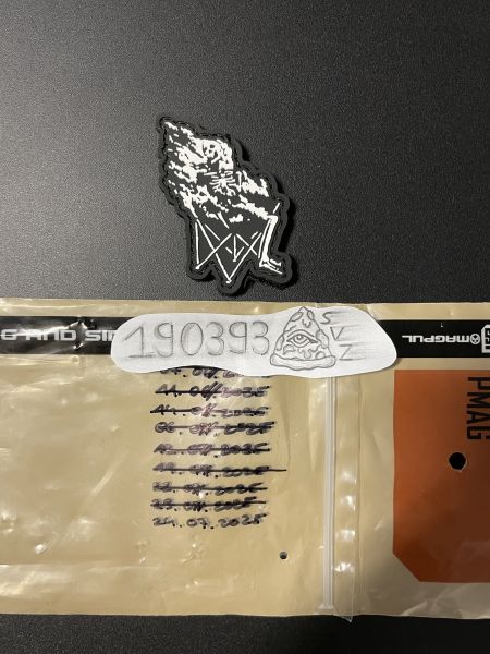 AOTD „Burn them All“ PVC Patch Afraid of the Dark FOG