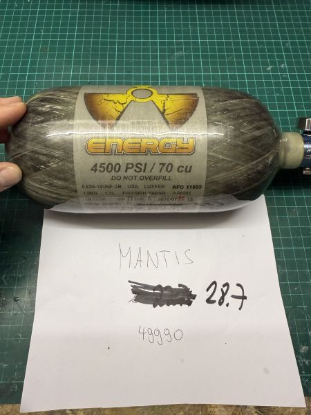 Hpa 300 bar  1.1L ohne TÜV 