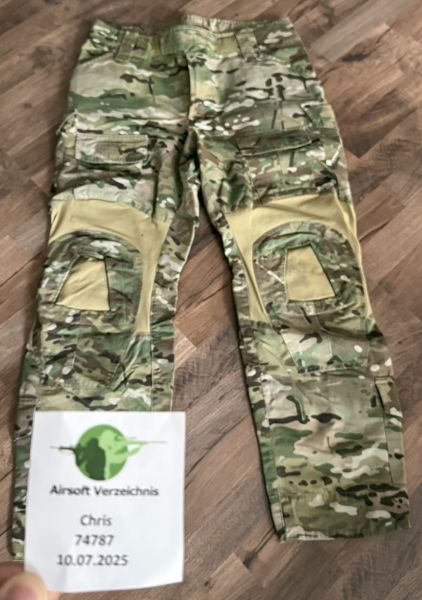 NUR NOCH 7 TAGE Crye Precision AC Combat Pants Multicam 32 Short Army Custom S