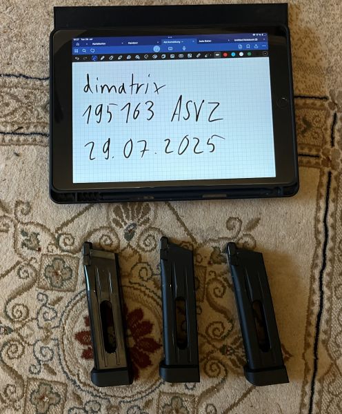 Verkauf / Tausch 3 Co2 Hicapa Magazine