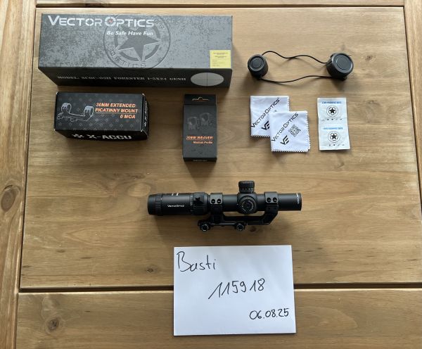 Vector optics forester 1x5x24 Gen 2 inkl. Mount