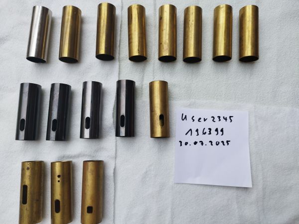 Cylinder Konvolut mit Edelstahl-Cylinder