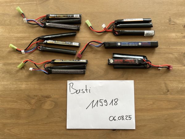 6xLipo Begadi/BigDragon 11,1V 20-30C 