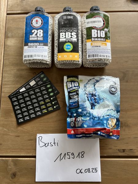 BBs G&G & Specna Bio/Non 0.25-0.32