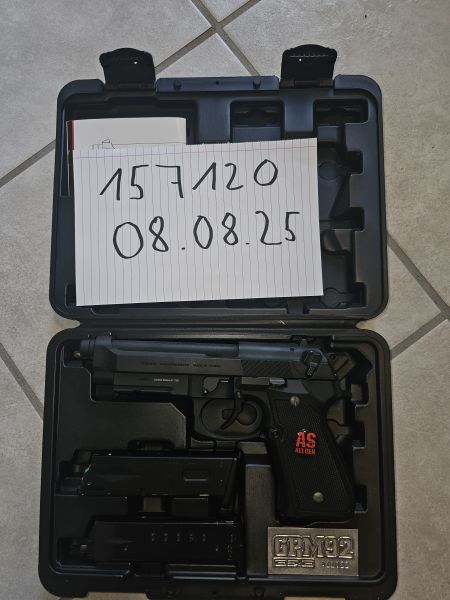 Limited Edition G&G GPM92 GBB Airsoft Helden