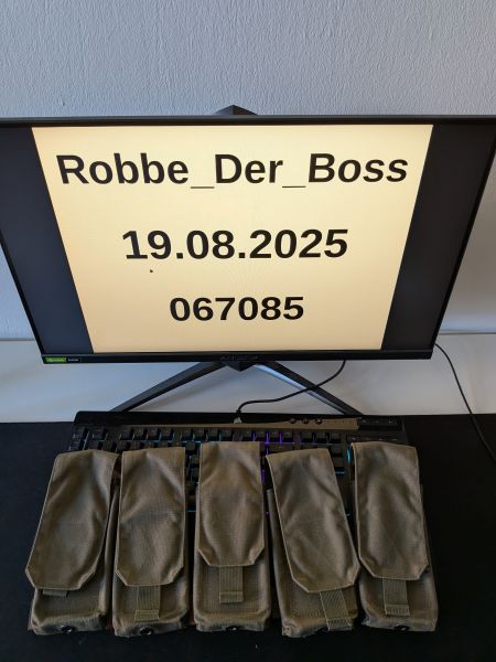 5x Russ. MORDOR TAC Single AK Magazin Pouch - Ranger Green