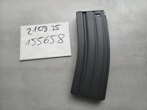 G&G M4 G2 Stahlblech Magazin Mid-Cap 90 Schuss grau