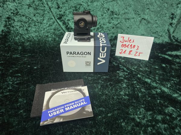 Vector Optics Paragon 1x18 Prismatische Visier lebenslange Garantie
