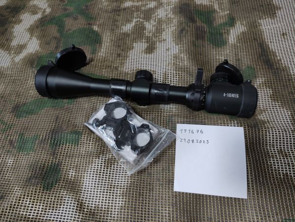 Optik 4-16x40 25mm inkl. Montageringe