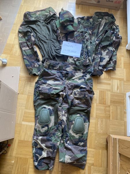 Woodland Invader Gear uniform set , bdu, combatshirt, Hose, boonie