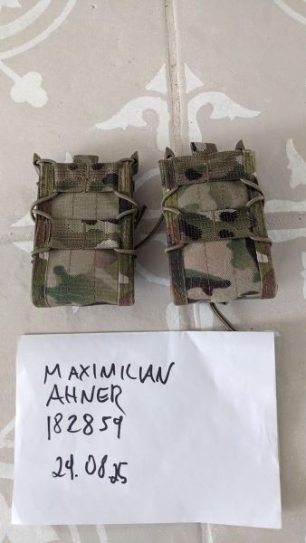 2x HSGI / High Speed Gear M4 Mag Taco MultiCam pouches