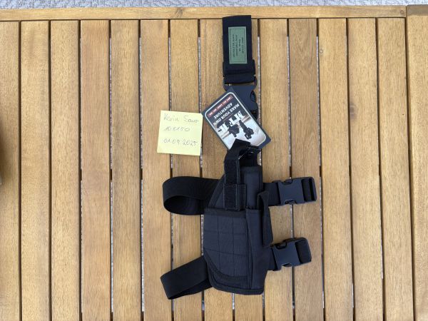 Beinholster schwarz 