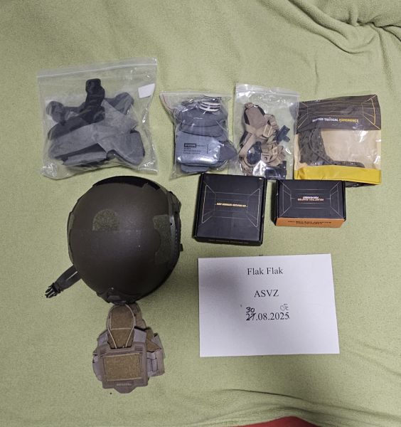 Helm Zubehör, AntiFog, Rails, Headsethalter OpsCore, Polster, Riemen