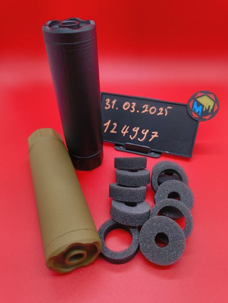 SOCOM MINI Schalldämpfer mit Schaumstoffringen für HPA