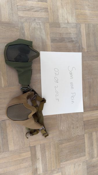 Gitterschutzmaske Gesicht