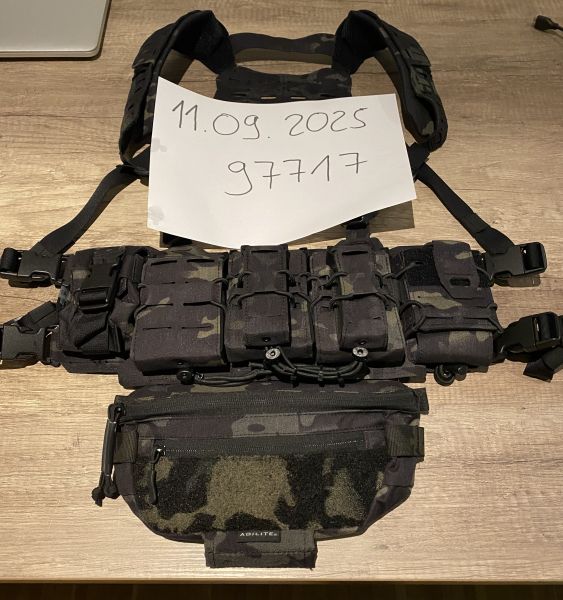 Templars Gear Chest Rig Agilite Hangar Multicam Black 2 Panels