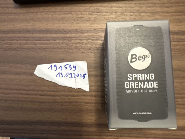 Begadi Granate Federdruck NEU inkl. Versand