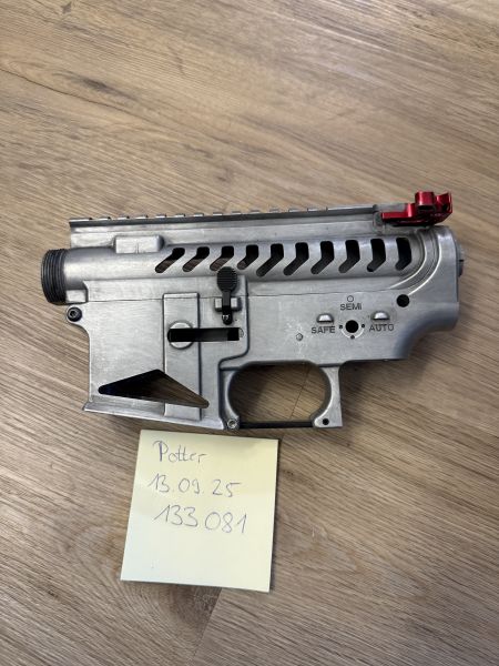 Lancer Tactical M4 AEG Full Metal Unpainted Skeletonized Upper and Lower Receiver