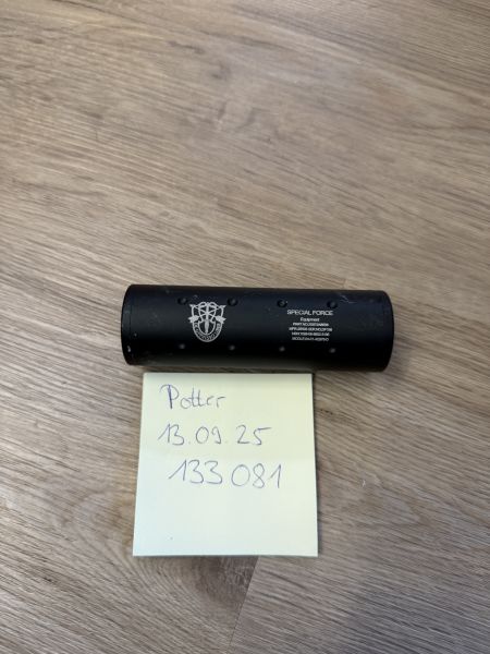 FMA Schalldämpfer Special Forces Silencer CW/CCW Schwarz für Softair Airsoft