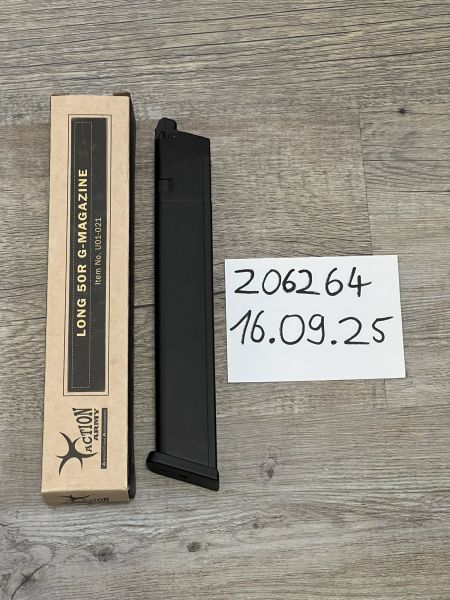 Action Army AAP-01 GBB Langes Magazin 50 Schuss - Wie NEU