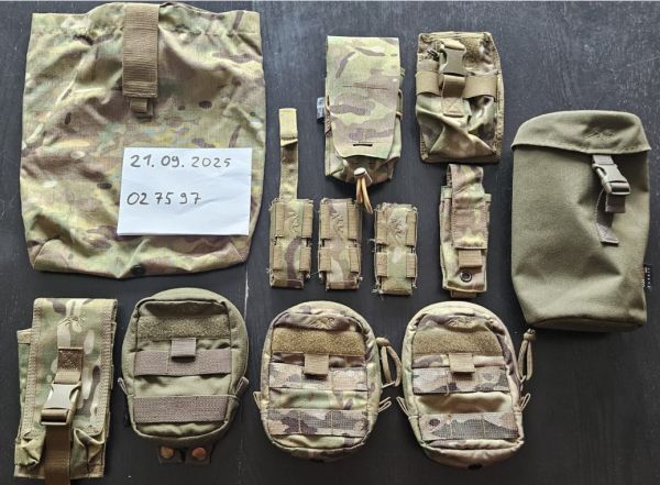 Molle Taschen Konvolut Multicam Oliv - Einzelverkauf