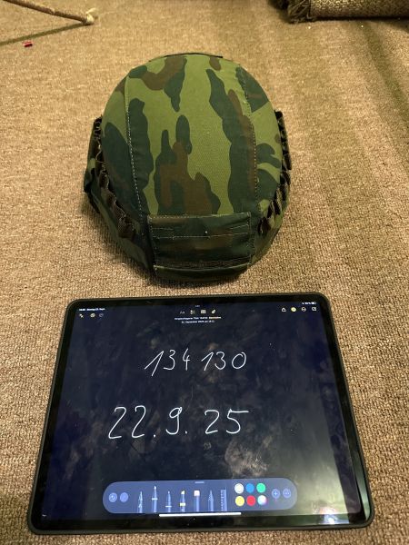 Orig. russischer 6b47 Helmbezug Flora