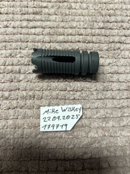 Flash Hider 14mm negativ- Gewinde grau