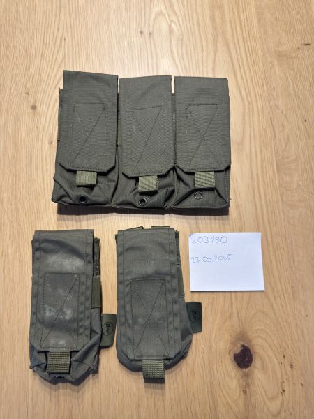 Begadi Pouches Oliv Grün