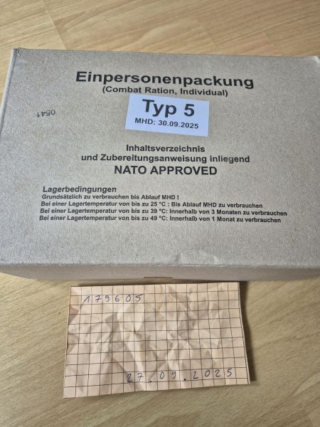 Einpersonenpackung