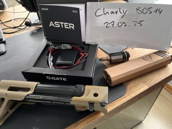 Gate Aster, Warhead Brushless, Osprey, PDW Stock 