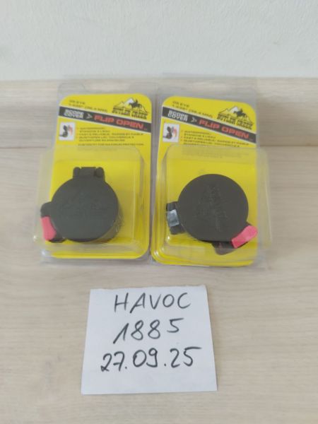 2x Butler Creek - Okularschutzkappe Zielfernrohr, Flip Up Cover Open - NEU - schwarz INKL. Versand