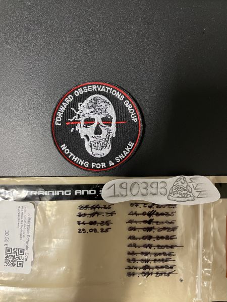 FOG Forward Observations Group „Snake“ Patch Red OG Neu