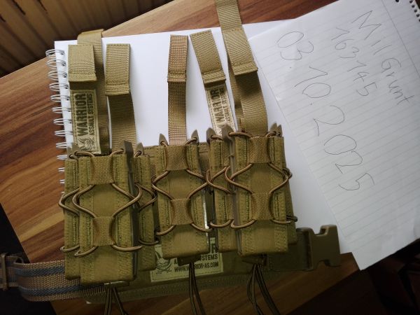 Warrior assault systems sabre drop leg/thigh rig Platte (mit Magazintaschen) in coyote neu