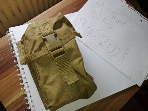 Warrior assault systems medium Utility Pouch in coyote neu