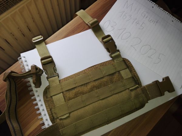 HSGI costa Padded leg MOLLE panel coyote