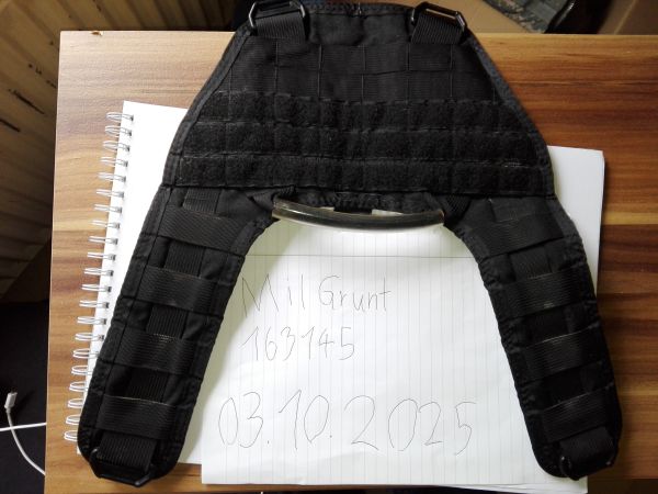 HSGI H-Harness 4 Punkt Tragegestell in schwarz/High Speed Gear Modular Padded Shoulder Harness black