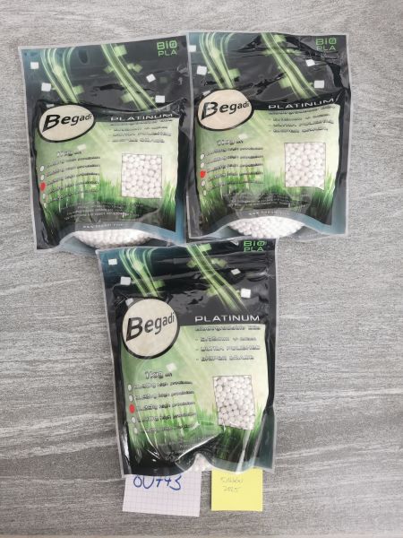 [NEU] 3x Begadi 0,28er BioBBs (3600BBs)