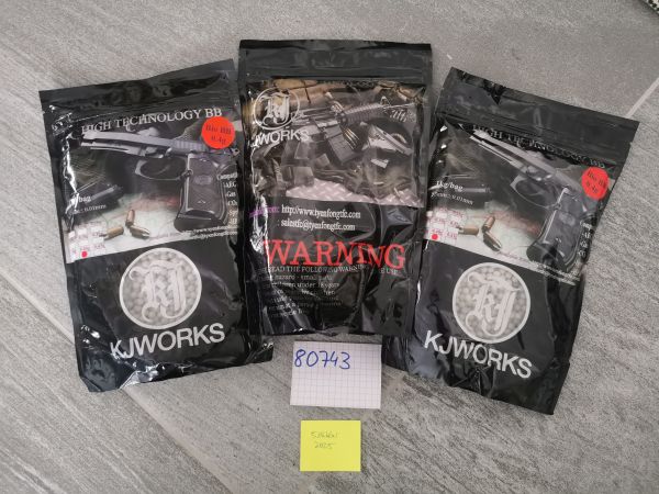[NEU] 3x KJW 0,40g BioBBs (2500BBs)