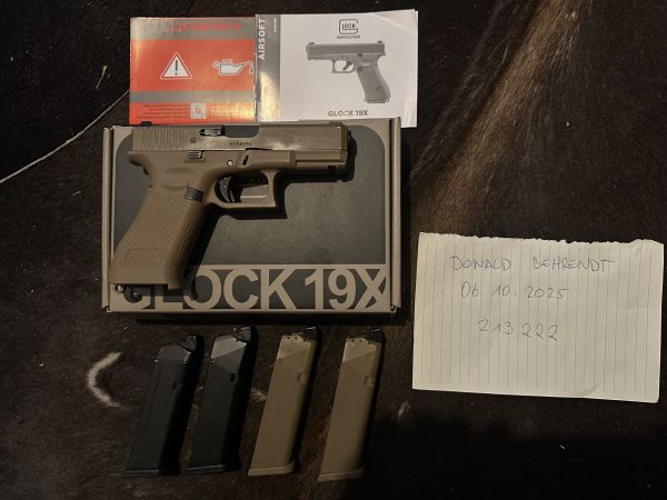 Glock 19x neuwertig 
