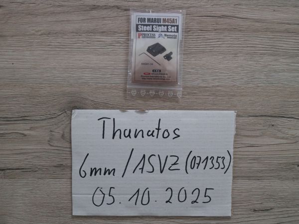 Detonator NOVAK Steel Sights for Marui M45A1 GBB