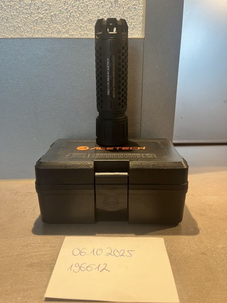 Acetech Predator MK II Suppressor inkl. Brighter C Tracer Unit mit Li-Ion / Stahl Flash-Hider 14mm- schwarz