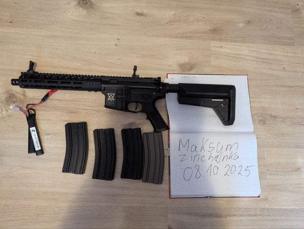 APS M4 SAEG (Metall) 10 Zoll Straight Trigger & Ambi MagCatch