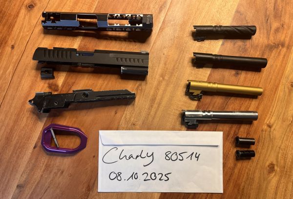 HiCapa Ersatzteile  Slide Frame Magwell Outerbarrell